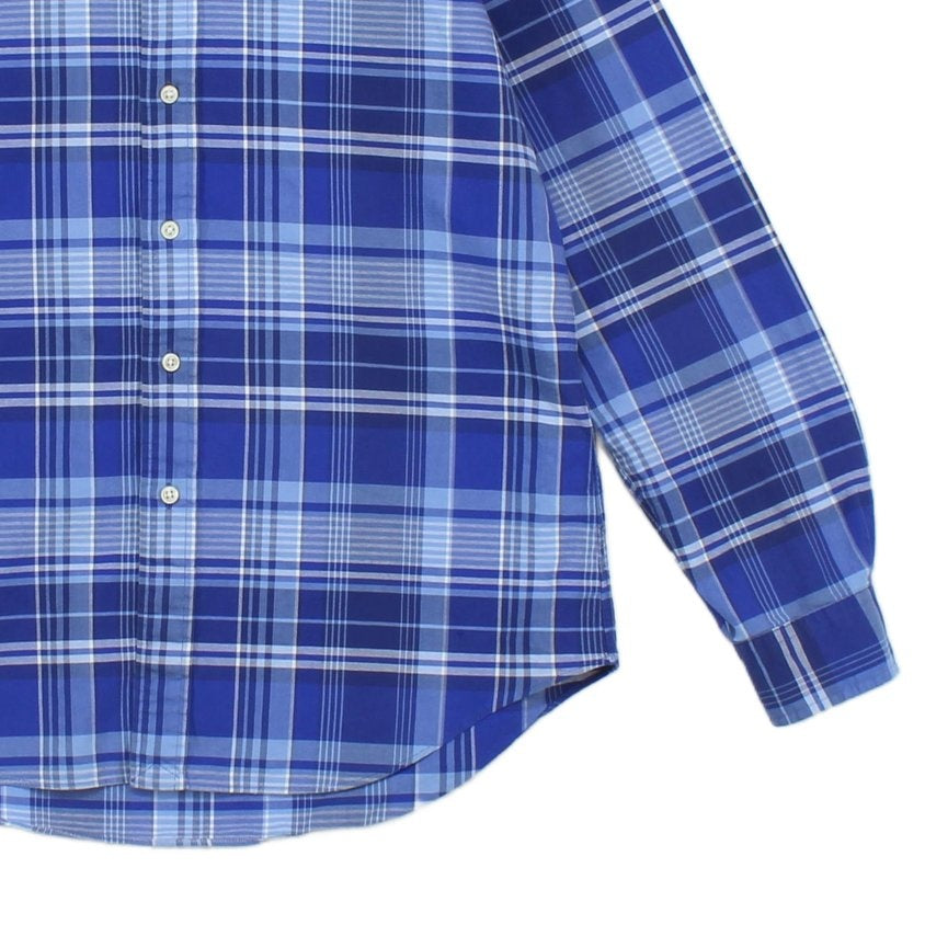 Mens Plaid Shirt Long Sleeve Button Up