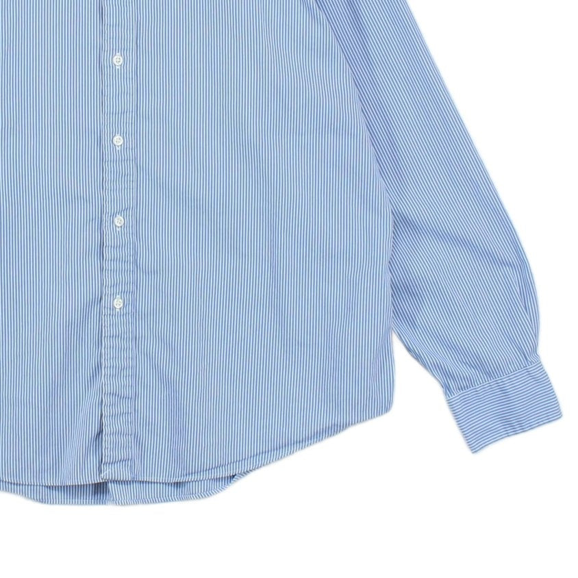 Mens Striped Shirt Classic Long Sleeve