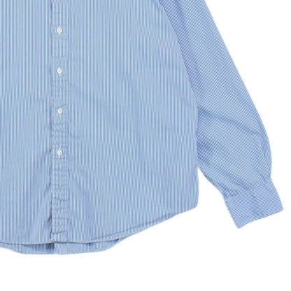 Mens Striped Shirt Classic Long Sleeve