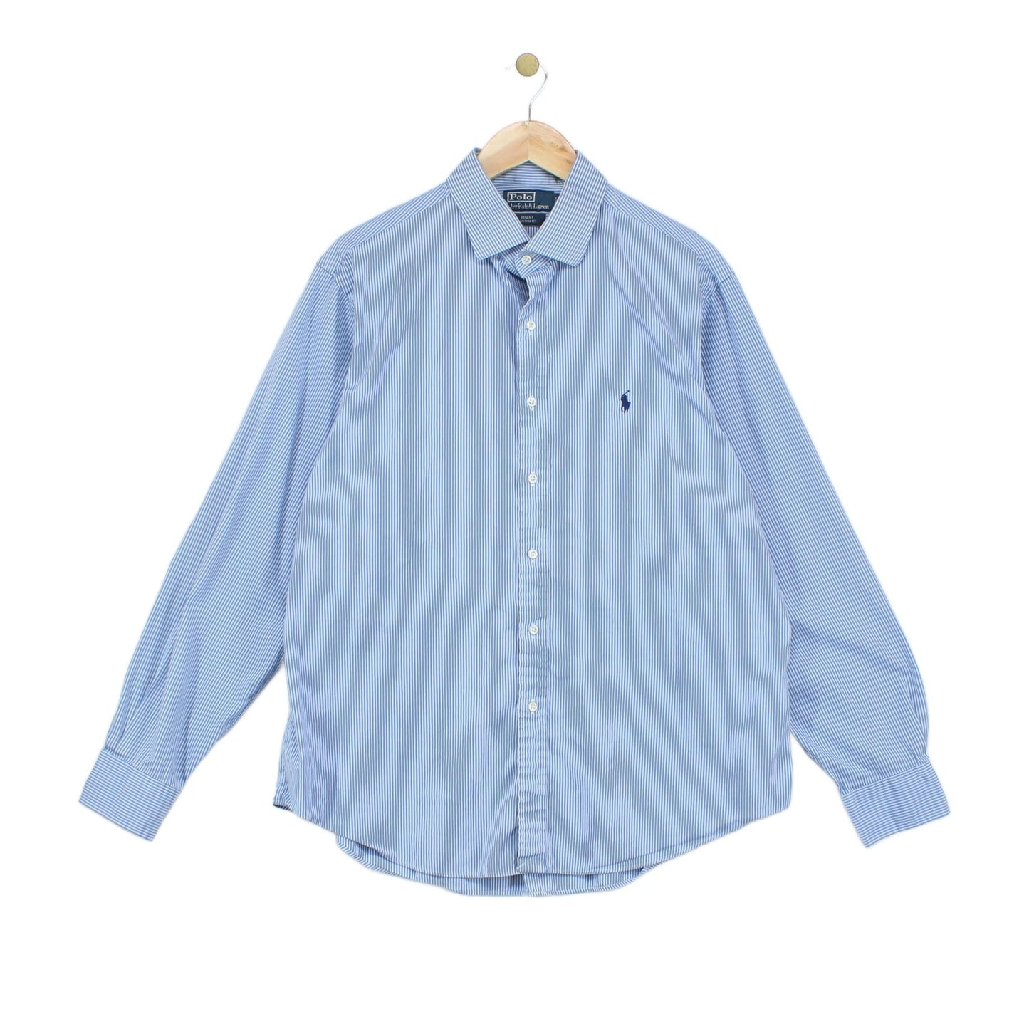 Mens Striped Shirt Classic Long Sleeve