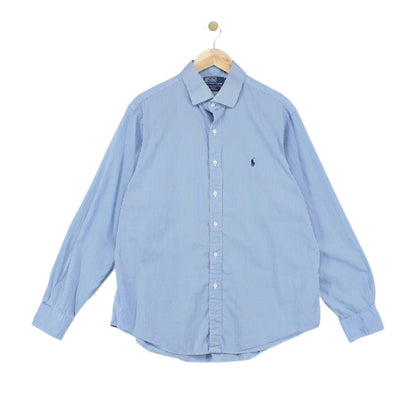 Mens Striped Shirt Classic Long Sleeve