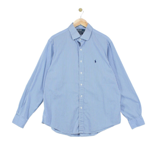 Mens Striped Shirt Classic Long Sleeve