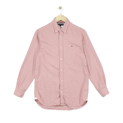 Mens Shirt Slim Fit Long Sleeve Button Up