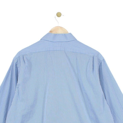 Mens Striped Shirt Classic Long Sleeve