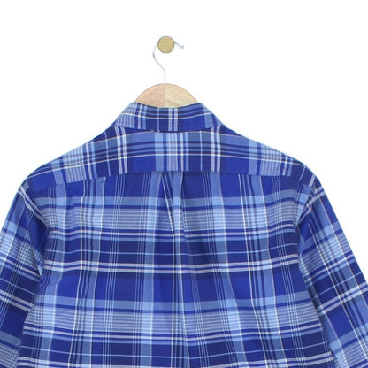 Mens Plaid Shirt Long Sleeve Button Up