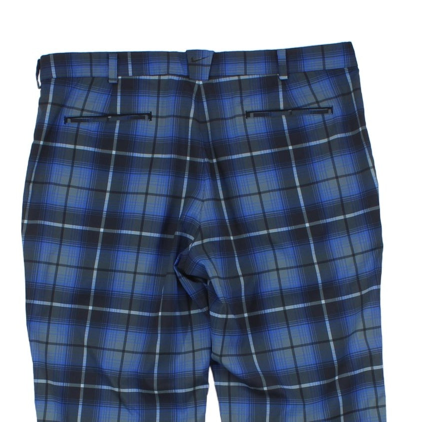 Mens Golf Trousers Plaid Performance Dri Fit Lightweight