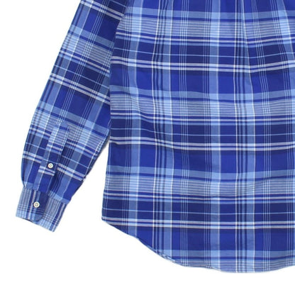 Mens Plaid Shirt Long Sleeve Button Up