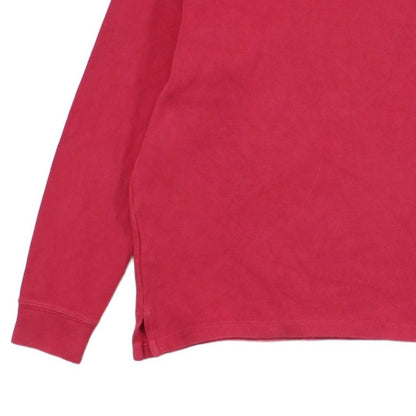 Mens 1/4 Zip Jumper Ribbed Knit Long Sleeve Cotton
