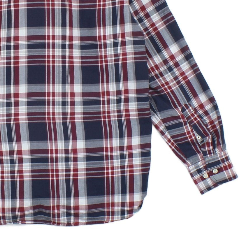 Mens Plaid Shirt Button Up Custom Fit