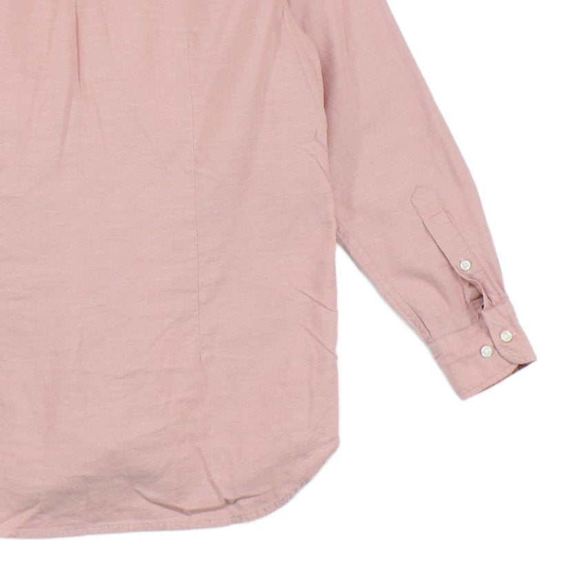 Mens Shirt Slim Fit Long Sleeve Button Up