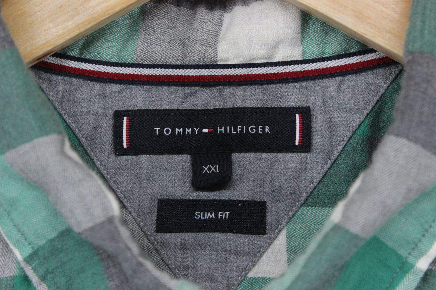 Mens Plaid Shirt Slim Fit Button Down