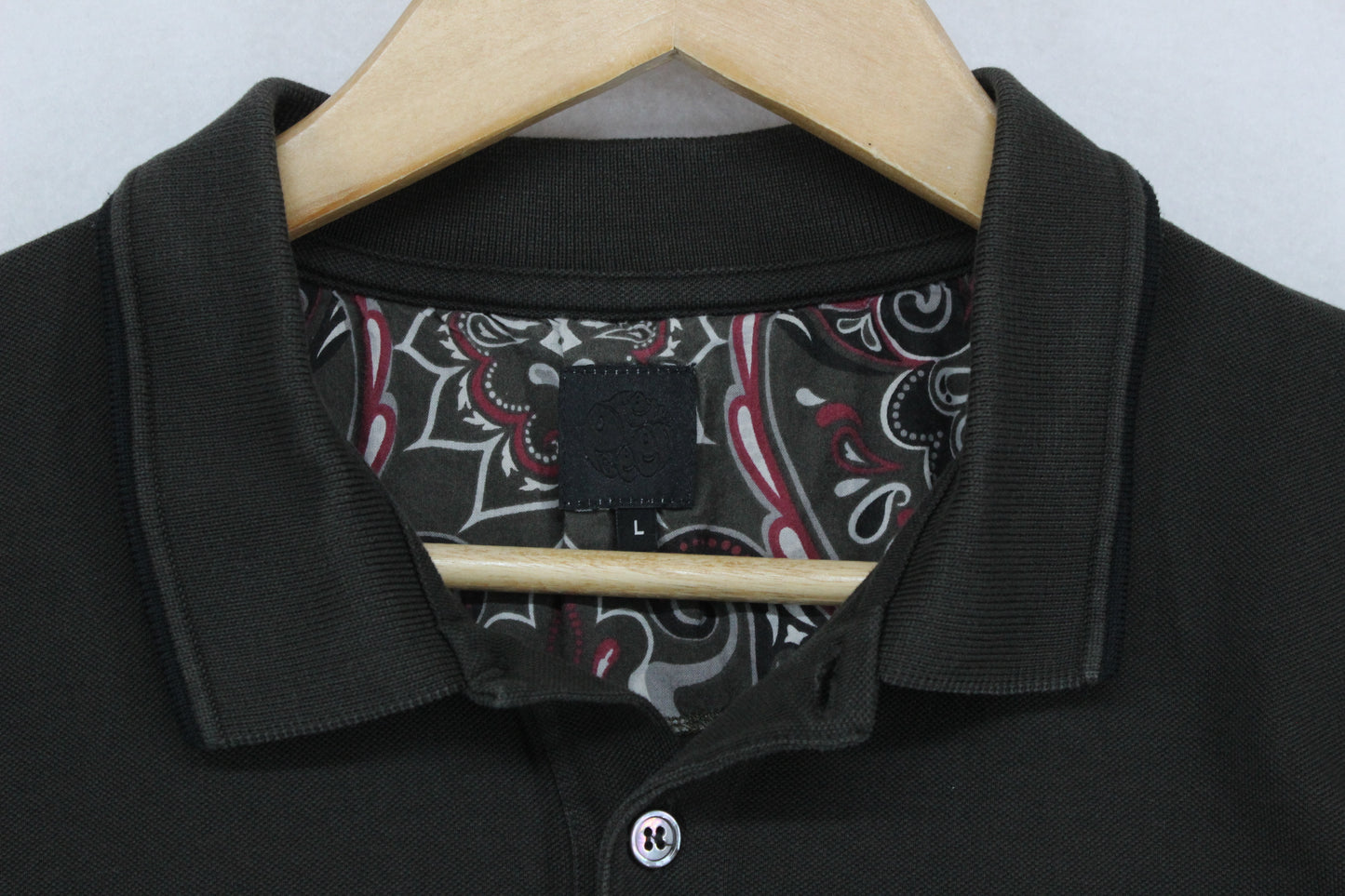 Mens Polo Shirt Slim Fit Long Sleeve