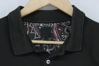 Mens Polo Shirt Slim Fit Long Sleeve