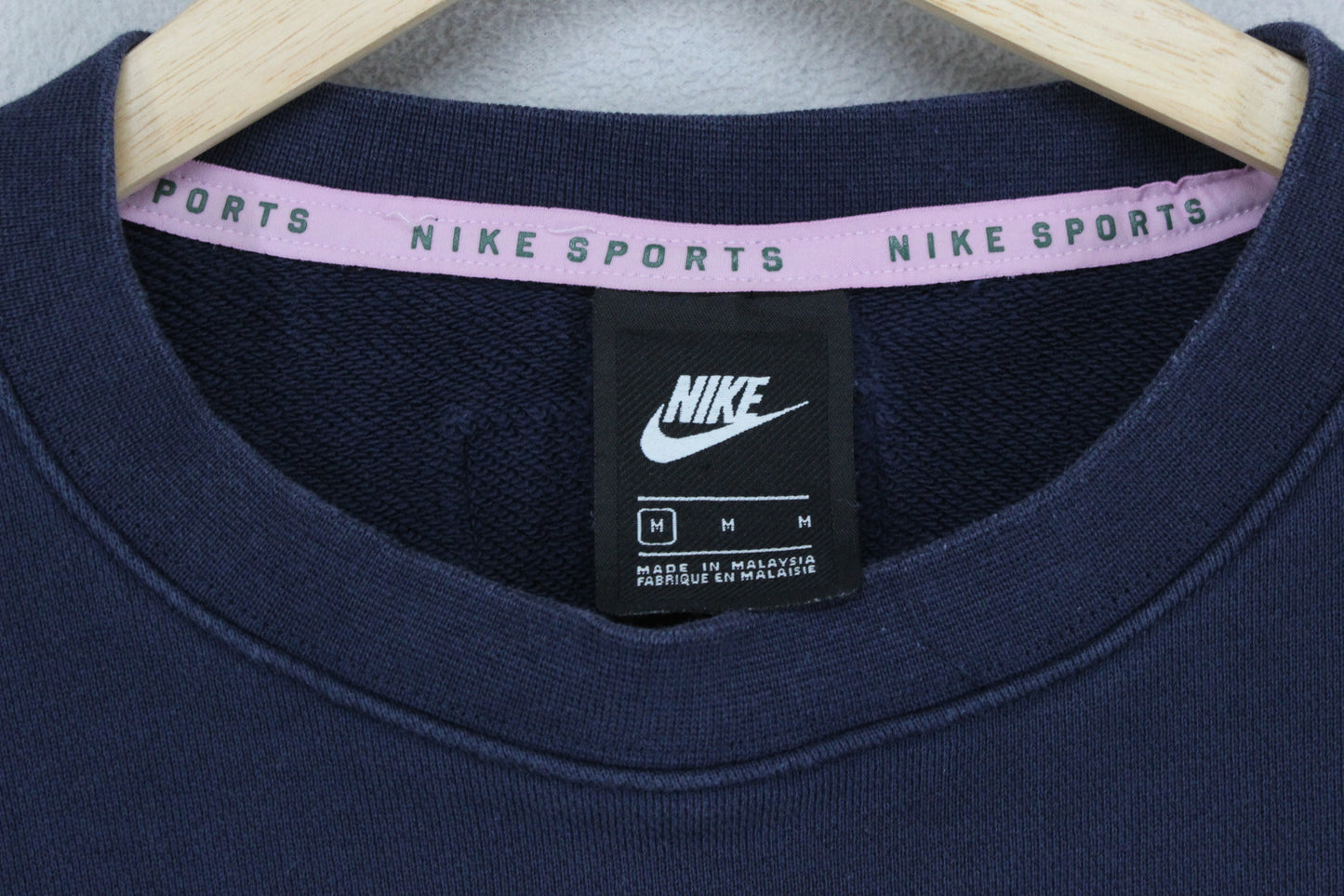 Womens Oversized Sweatshirt Cropped Logo Pullover