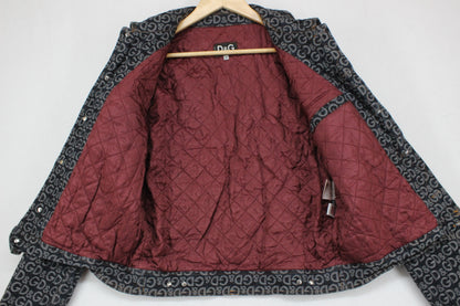 Womens Denim Jacket Made In Italy Monogram