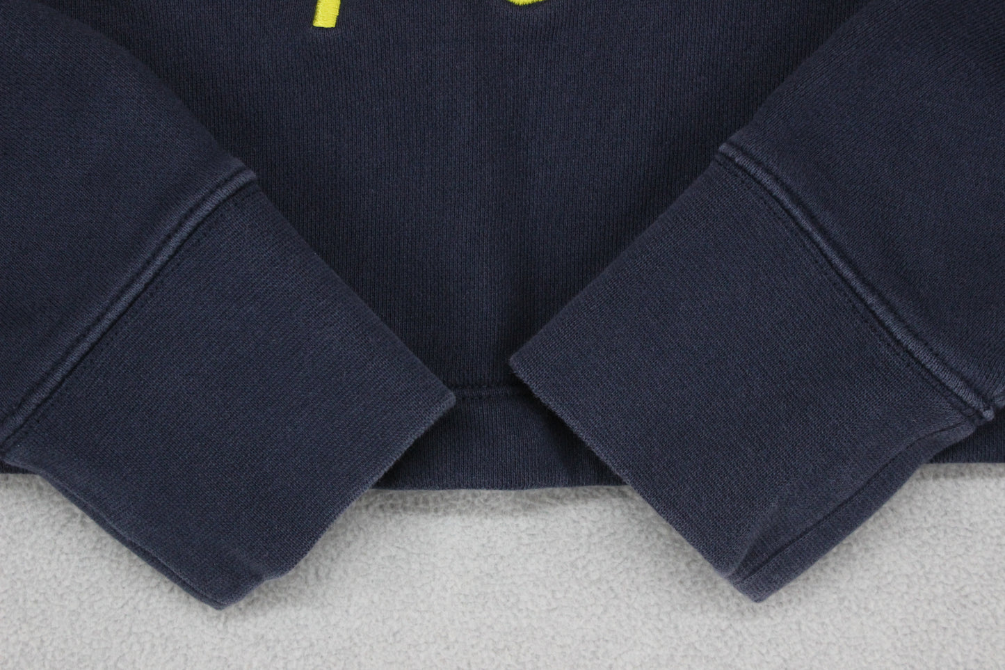 Womens Oversized Sweatshirt Cropped Logo Pullover