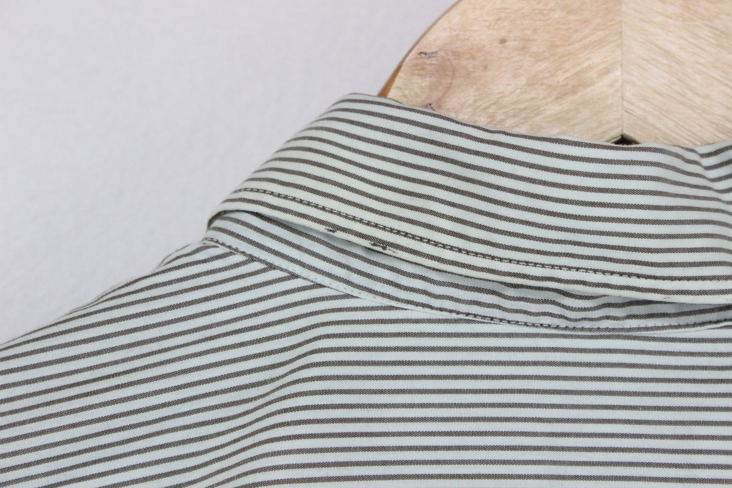 Mens Striped Shirt Long Sleeve Button Up Classic