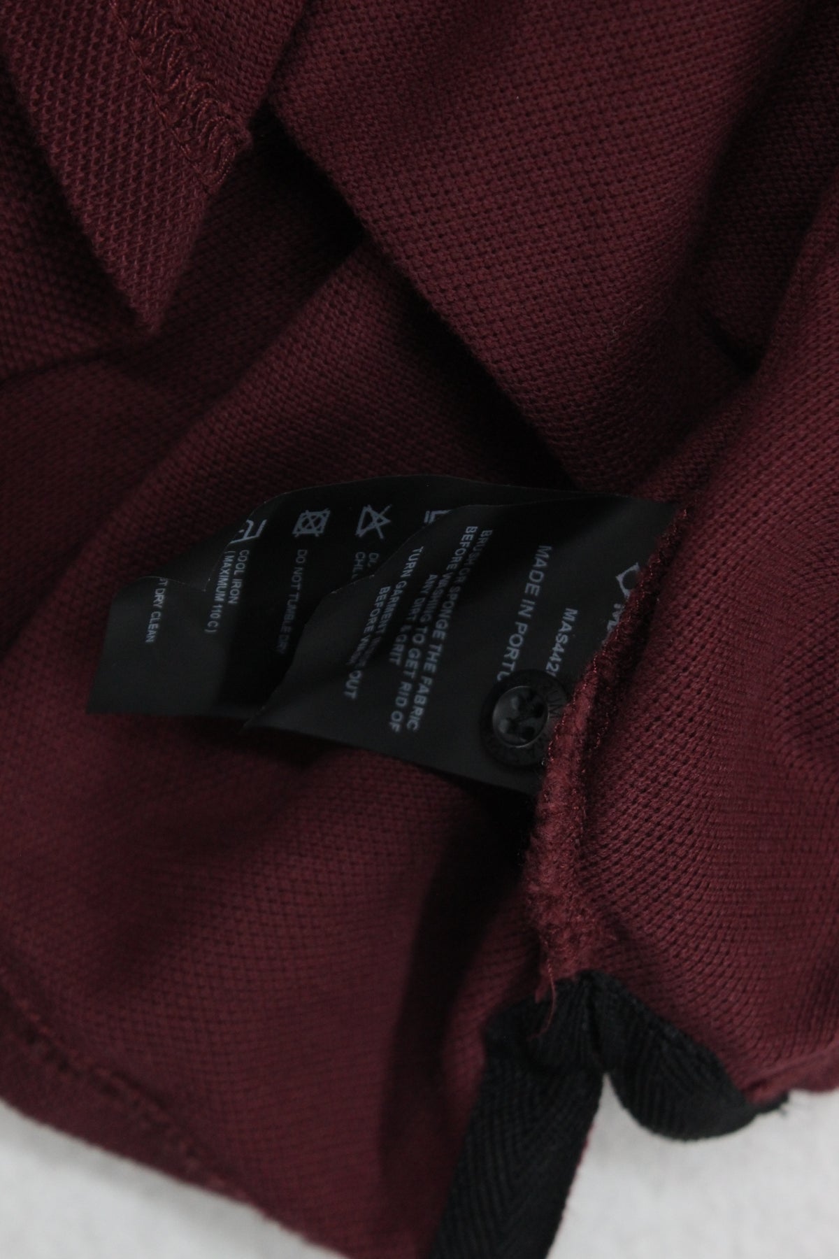 Mens Polo Shirt Made In Portugal Long Sleeve