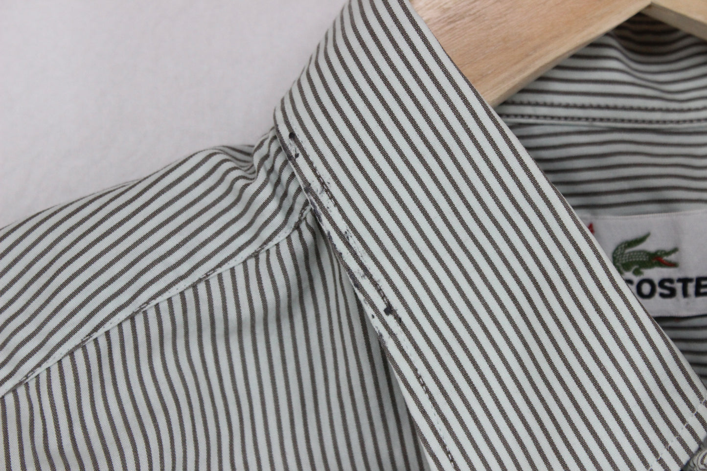 Mens Striped Shirt Long Sleeve Button Up Classic