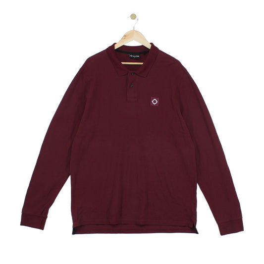 Mens Polo Shirt Made In Portugal Long Sleeve