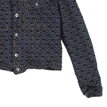 Womens Denim Jacket Made In Italy Monogram