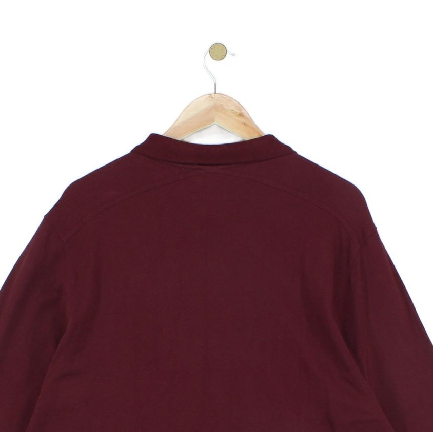 Mens Polo Shirt Made In Portugal Long Sleeve