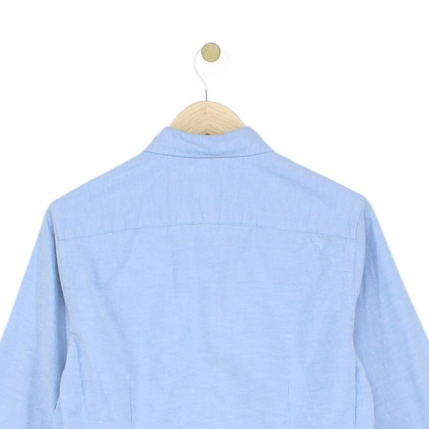Mens Shirt Stretch Slim Long Sleeve Button Down