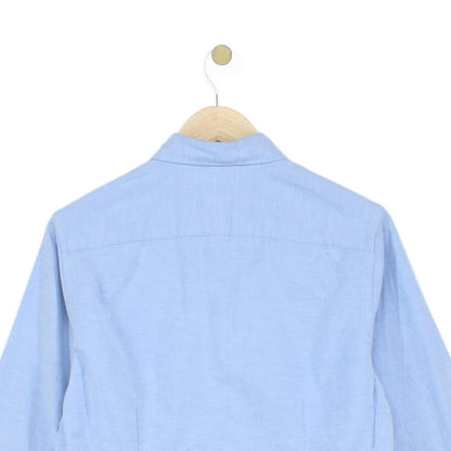 Mens Shirt Stretch Slim Long Sleeve Button Down