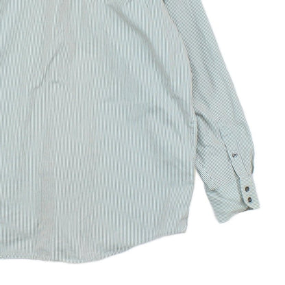 Mens Striped Shirt Long Sleeve Button Up Classic