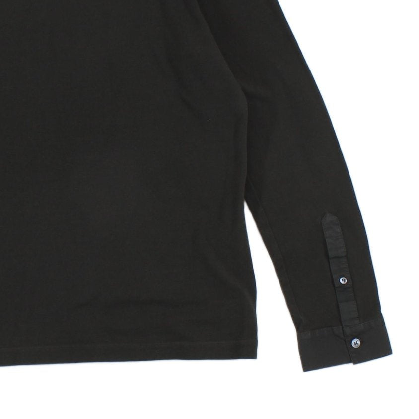 Mens Polo Shirt Slim Fit Long Sleeve