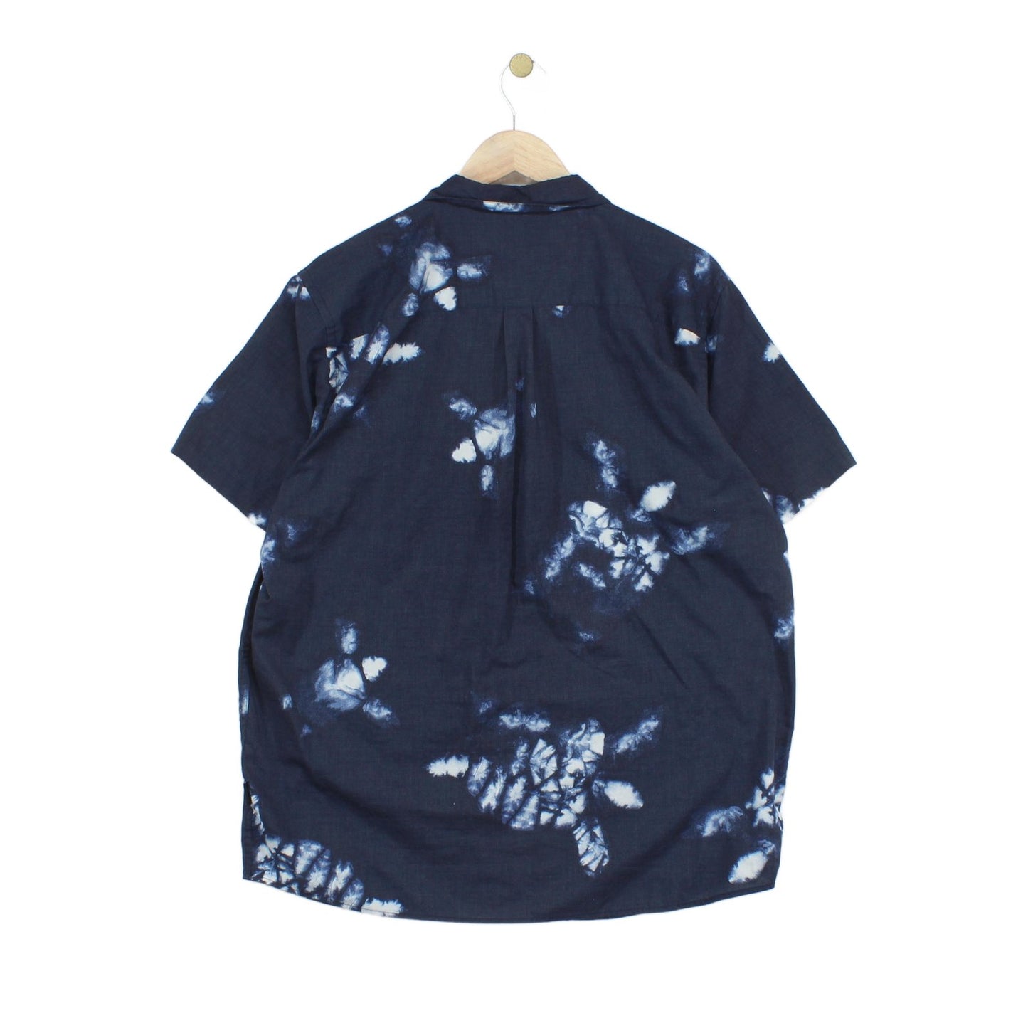 Mens Patterned Shirt Short Sleeve Button Up