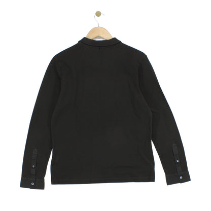Mens Polo Shirt Slim Fit Long Sleeve