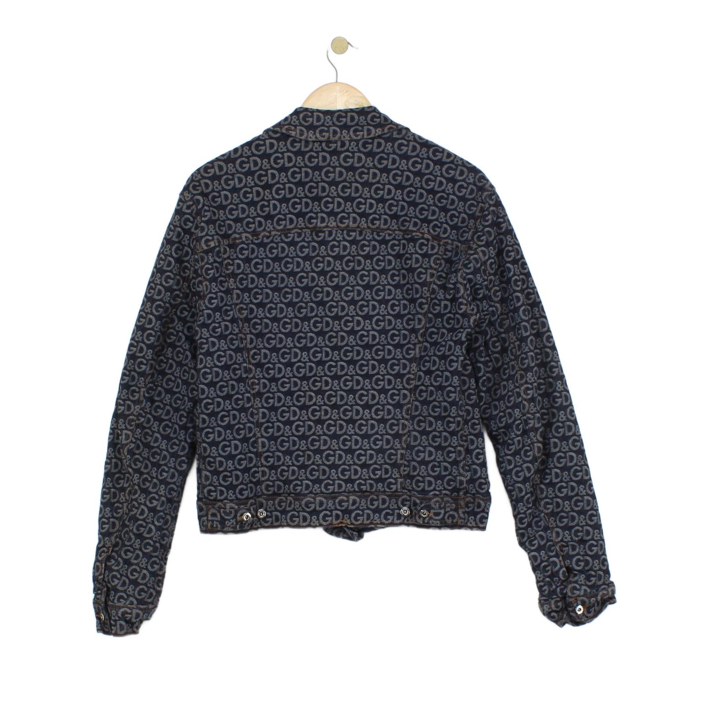 Womens Denim Jacket Made In Italy Monogram