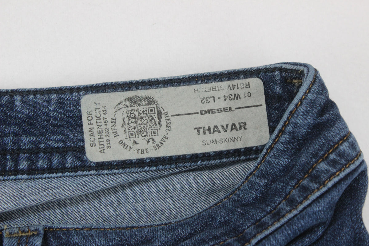 Mens Thavar Jeans Slim Skinny Stretch