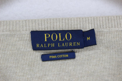 Mens V-Neck Jumper Pima Cotton