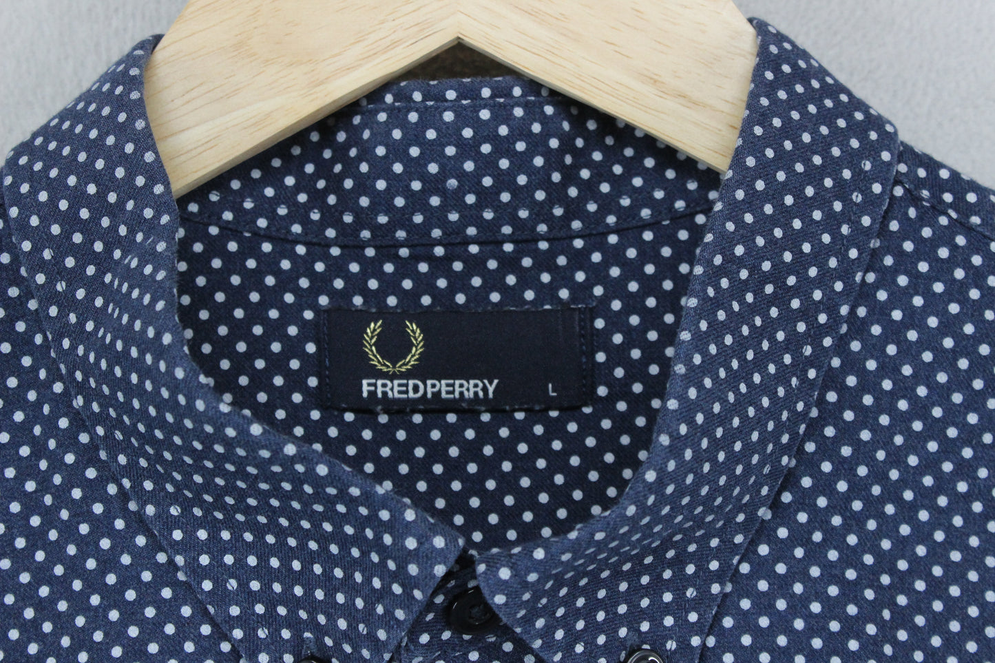 Mens Polka Dot Shirt Long Sleeve