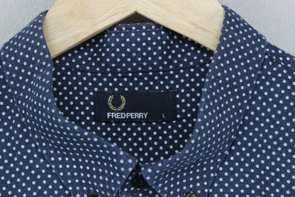 Mens Polka Dot Shirt Long Sleeve