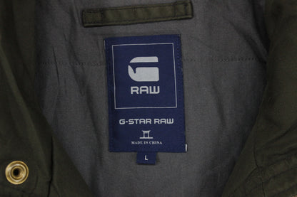 Mens Military Jacket Full Zip Utility Field