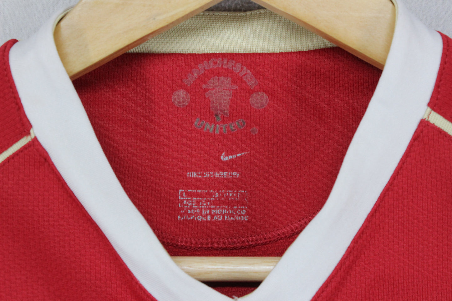 Boys Manchester United 2006-07 Football Shirt Home Jersey