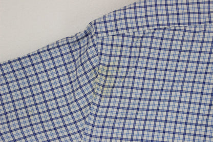 Mens Plaid Shirt Button Up Slim Fit
