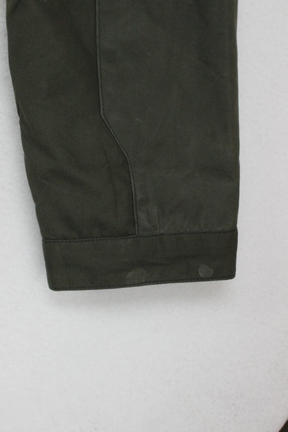 Mens Military Jacket Full Zip Utility Field
