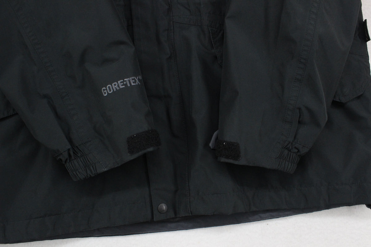 Mens Goretex Waterproof Jacket Hooded Full Zip Outdoor