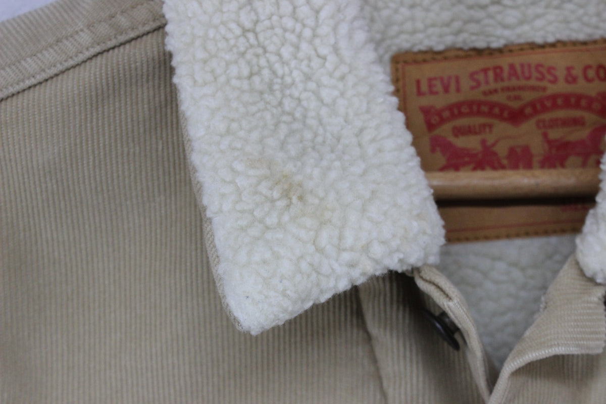Mens Sherpa Jacket Lined Corduroy