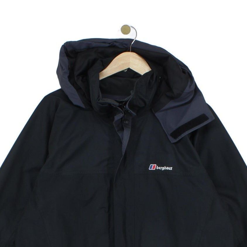 Mens Goretex Waterproof Jacket Hooded Full Zip Outdoor