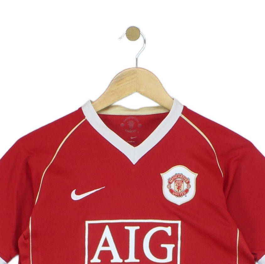 Boys Manchester United 2006-07 Football Shirt Home Jersey