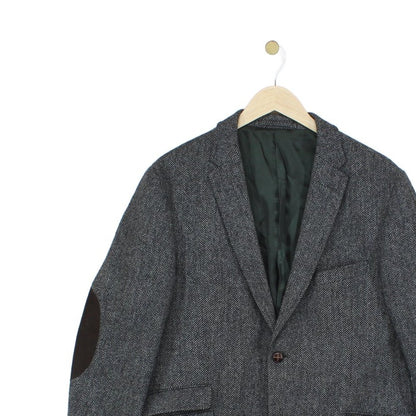Mens Tweed Blazer Herringbone Wool