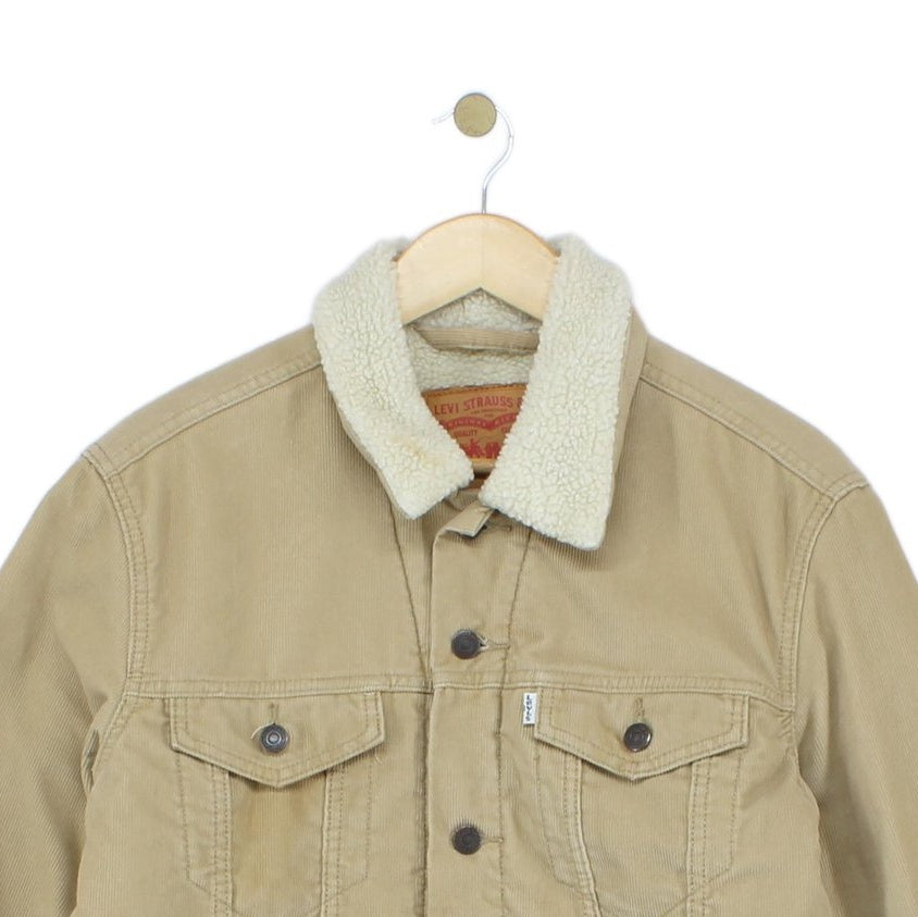 Mens Sherpa Jacket Lined Corduroy