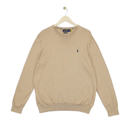 Mens Pima Cotton Jumper Slim Fit Knit