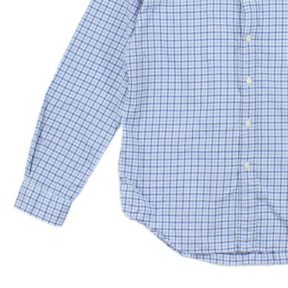Mens Plaid Shirt Button Up Slim Fit
