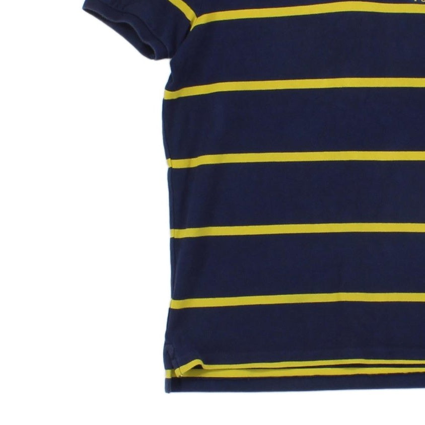 Mens Striped Polo Shirt Short Sleeve Custom Slim Fit